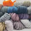 Cordones Elásticos Planos Delgados con Forma de Fideo de 4 mm del Fabricante, Cordones Elásticos para Ropa, Sombreros y Cinturas de Pantalones, Cordones Elásticos Sin Atar