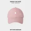 Gorra de Béisbol Simple Versátil Gorra de Béisbol con Letra Pequeña de Cara Ancha Adelgazante Tendencia Tapa Suave Gorra de Pico de Pato