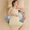 Almofada de Gravidez para Costas Cruzadas, Almofada de Apoio para Cintura na Gravidez para Dormir de Lado, Almofada Lombar para Gravidez, Essencial para Dormir, Almofada de Abraçar, Apoio Lombar, Almofada de Espuma de Memória