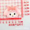 Accesorios de Dibujos Animados Pegatinas para Taza de Agua, Oso Fresa DIY Caja de Almacenamiento Brillante, Caja Grande de Resina, Materiales para Hebillas de Zapatos