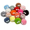 Nuevo y creativo color lindo bola de pelo Elfo del polvo ojo bizco accesorios para zapatos DIY con agujero [¡incluye hebilla de zapato!]