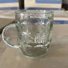 Caneca de Cerveja com Alça, Copo de Vidro Espesso e Durável, Grande Capacidade, Copo de Água para Restaurante, Presente de Negócios para Homens