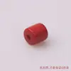 Acrílico preto grande buraco contas redondas gota contas DIY mão corda espaçador contas planas barril contas colar acessórios contas soltas atacado