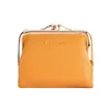 Cartera de Moda de Cuero Genuino con Múltiples Ranuras para Tarjetas, Cartera Corta de Piel de Vaca para Mujer, Cartera Pequeña de Moda para Llevar Cruzada, Monedero con Cremallera