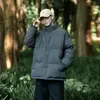 Estilo Pareja Chaqueta de Pan de Color Caramelo Abrigo de Algodón para Hombre Invierno 2024 Engrosado Cuello Alto Marca de Moda Chaqueta de Algodón Dopamina para Adolescentes