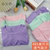 Pijama para Niñas Ropa de Casa sin Costuras para Niños Mangas 3/4 Pantalones Largos Color Sólido Infantil Modal Estilo Militar Se Puede Usar Afuera