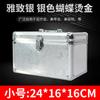 Caja de Aluminio Belleza Uñas Pedicura Cuchillo Bolsa de Herramientas Caja de Almacenamiento Doble Capa Caja de Herramientas para Técnico Especial para Tienda de Pedicura
