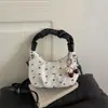 Bolso Lindo y Fresco con Lazo para Mujer, Nuevo Bolso de Hombro Plegado de Moda 2026, Bolso Cruzado de Alto Valor