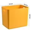 Caja de Almacenamiento de Plástico con Tapa Caja para Guardar Ropa Interior Calcetines en el Armario Contenedor para Guardar Bloques de Construcción de Juguete Cesta para Guardar Bocadillos Libros Ilustrados