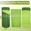 La Fábrica Puede Personalizar Sacos de Dormir Ligeros de Pluma de Pato para Exteriores, Sacos de Dormir de Plumas Impermeables y a Prueba de Viento para Camping y Montañismo, Sacos de Dormir para Adultos