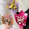 150g Papel para Artesanato, Cartão Rígido, Papel Kraft, Cartão Espesso de Cor Pura, Papel para Embalar Flores, Materiais de Embalagem para Buquês Florais