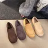 Mocasines para mujer con forro de polar, estilo 'old money', nueva colección Otoño/Invierno 2026, sin cordones, fáciles de poner, cálidos, de suela plana y con plantilla acolchada