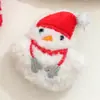 Accesorios de Navidad Bolsa de Peluche Linda de Papá Noel Colgante Muñeca Pequeña Pines de Navidad Accesorios para Ropa Broche