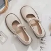 Zapatos Mary Jane estilo francés para mujer, nuevos zapatos versátiles de tacón alto para otoño 2026, cómodos zapatos pequeños de piel con tacón grueso, zapatos de vestir de estilo japonés