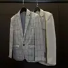 Sala de Modelos de Ropa Suave para Hombres Vestuario Estilo Italiano Sencillo Chaqueta de Traje para Hombres Exhibición de Accesorios Armario Decoración