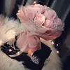 Regalo de cumpleaños para el Día de la Madre para novia Día del Maestro Jabón de clavel flor de rosa caja de regalo ramo flor artificial