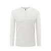 Camada de Base Térmica com Zíper Parcial Fitness Secagem Rápida Camisa Esportiva Personalizada Transfronteiriça Camiseta Masculina de Manga Longa com Toque de Luxo