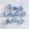 Contas Pequenas de Cerâmica Frescas e Coloridas em Formato de Concha para Joias Artesanais DIY, Acessórios com Contas, Pulseiras e Acessórios de Vestuário