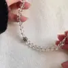 [Remolino Estrella Prisma] Estilo Chino Cubo de Azúcar Blanco Pulsera de Temperamento Sencillo Pulsera Regalo para Niñas Pulsera de Piña