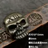 Dongguan Productos de Cobre Roto Correa de Calavera Pequeña de Cobre Puro Hebilla Decorativa Accesorios Creativos Hebilla de Tela de Pájaro Herrajes de Cuero