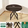 Mesa Plegable Mesa de Puesto Portátil y Juego de Sillas para Viviendas de Alquiler, Uso Doméstico, Mesa Redonda para Apartamentos Pequeños, Mesa de Comedor Sencilla