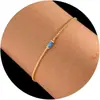 Joia para Pé Amazon Design de Nicho Versátil Tendência da Moda Tornozeleira Multicor com Zircônia Incrustada Atacado