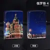 Serie Di Nuo de Seis Caras Impresa a Color Múltiples Patrones Exquisito Rueda de Amolado Retro Encendedor a Prueba de Viento de Queroseno Regalo Dropshipping