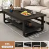 Mesa de Centro Mesa Lateral Apartamento Pequeño Hogar Simple Moderno Mesa de Té Pequeña Simple Mesa de Té Casa de Alquiler Sala de Estar Balcón Mesa Pequeña