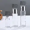 Garrafa popular de loção com fundo de malha, frasco de creme cosmético com fundo de malha, frasco dispensador de loção tipo pump, frasco vazio para skincare