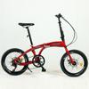 Bicicleta dobrável de 20 polegadas com três hipopótamos e velocidade variável, bicicleta masculina e feminina para alunos do ensino fundamental, leve, portátil, exportação transfronteiriça, carro de passeio
