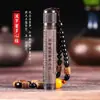 Nuevo estilo encendedor de soplado de sándalo soplado de fuego plegable a prueba de viento carga USB encendedor de cigarrillos creativo para novio