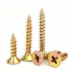Tornillo autorroscante para paneles de pared de fibra de alta resistencia, para muebles, de madera, color zinc, M3.5
