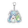 Diseño en CapasLlavero de Acrílico Anime Hatsune Hatsune Miku Zaiyun Miku Colgante Transparente