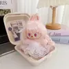 Conjunto de ropa para muñeca Labubu de barbería vintage, compatible con la 1ª, 2ª y 3ª generación de Labubu, incluye falda plisada de repuesto