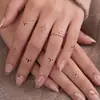 Pegatinas de Tatuaje de Dedo Línea Tribal Nueva Transfronteriza Tatuaje Oscuro de Personalidad Simple de Nicho