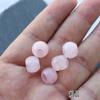 Cuentas sueltas de ágata amatista natural con agujeros grandes, venta al por mayor, hechas a mano, pulsera de cuerda roja tejida, cuentas espaciadoras, material de jade blanco