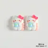 Desenho Animado Laço Rosa Kt Gato Resina Pequenos Acessórios DIY Cola Creme Copo Ímã de Geladeira Fivela de Sapato Acessórios