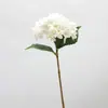 Flores Artificiais com Toque Realista e Efeito Hidratante, Hortênsias Grandes para Decoração de Hotel, Arranjos Florais, Decorações de Casamento, Flores Artificiais Multicores, Hortênsias de Seda