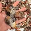 Atacado seda natural ágata pedra original cabo pingente calcedônia ágata jade cabo colar corrente de suéter