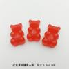 Accesorios de joyería de resina con forma de oso de dibujos animados de colores gelatinosos transfronterizos japoneses y coreanos, pulsera para niños, collar, colgante, material de bricolaje