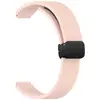 Adecuado para Xiaomi Mi Band 11, Correa de Silicona con Hebilla Plegable Magnética de Patrón Lichi, Pulsera de Repuesto para Xiaomi 8/9/10 de 12 mm