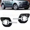 Adecuado para Chevrolet Equinox 10-15 Marco de Luz Antiniebla para Parachoques Delantero Cubierta de Luz Antiniebla Marco de Rejilla