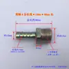 Conector de Espiga de Aço Galvanizado Rosca Macho Hexágono Mangueira 2 3 4 6 1 Mangueira Macia Mangueira de Água Torneira de Água Cabeça Verde