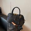 Bolso Rombo Retro Transfronterizo para Mujer Otoño e Invierno 2025 Nueva Moda Diseño de Nicho Bolso Cruzado Bolso de Mano Tipo Concha