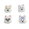 Colgante de Felpa de Dibujos Animados, Muñeco Lindo de Cachorro West Highland, Colgante para Bolso, Broche con Corazón Femenino, Accesorios de Pines