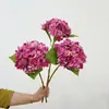 Flores de Hortensia Artificiales con Textura Realista y Efecto Hidratante para Decoraciones de Hotel y Arreglos Florales de Boda
