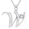Weiya deseo cruzado comercio electrónico suministro 26 letras inglesas moda colgante de diamantes joyería de moda