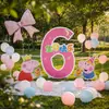 Decoração de Cena de Aniversário Temática Peppa Pig para Meninos e Meninas Montagem de Atmosfera para Festa ao Ar Livre no Gramado com Painel Digital de KT