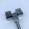 Bisagra cromada brillante GJL1-3, bisagra eléctrica para armario, bisagra de puerta de armario central, bisagra de puerta de armario de chasis