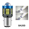 Fornecimento Transfronteiriço de Faróis de LED para Motocicleta H4 P15D Ba20D Lentes Refletores com Cúpula Integrada